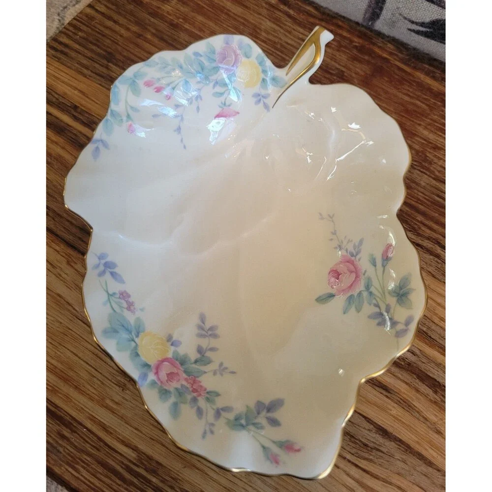 Mikasa Bone China Dish - Larry Laslo - Narumi Japan Gold Trim - Vintage